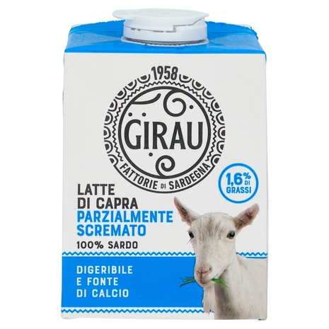 Girau Latte di Capra 100% Sardo 1,6% di Grassi 500 ml
